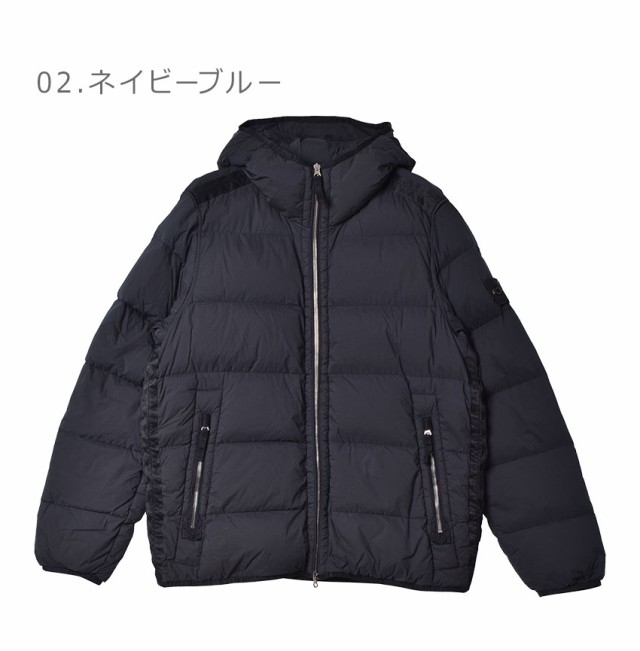 ネイビーブルー 40723 CRINKLE REPS R-NY 防風ダウンジャケット