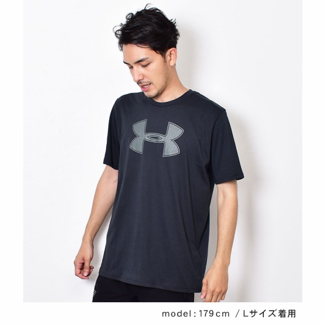 アンダーアーマー 半袖Tシャツ メンズ ビッグ ロゴ 【ゆうパケット可】 ブラック 黒 ホワイト 白 赤 グレー UNDER ARMOUR BIG  LOGO 13295｜au PAY マーケット