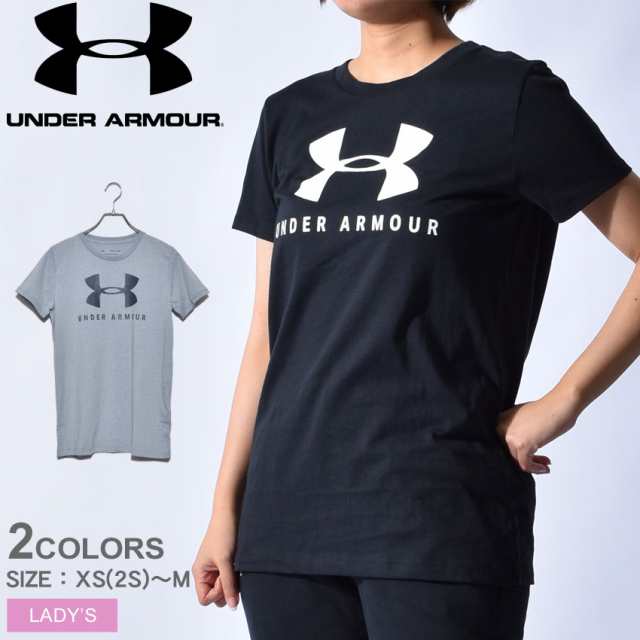 メール便可 アンダーアーマー 半袖 Tシャツ レディース Uaグラフィック スポーツスタイル クラシック クルー トップス 黒 グレー 1346の通販はau Pay マーケット Z Craft