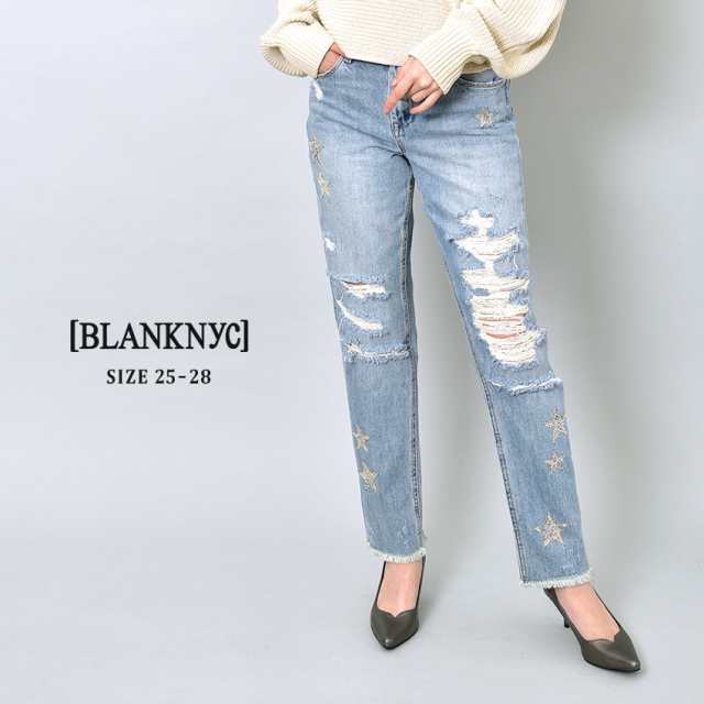 ブランクニューヨークシティー ジーンズ レディース スターチャイルドジーン ブルー BLANK NYC 28R-2533 デニム パンツ ボトムス クラッ