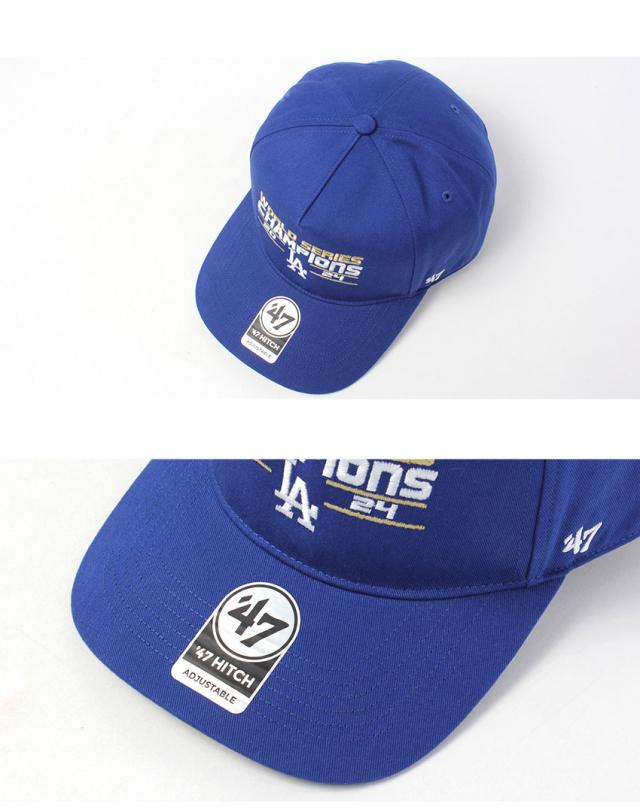 47 ブランド キャップ 帽子 レディース メンズ LOS ANGELES DODGERS 2024 WORLD SERIES CHAMPIONS 47 HITCH ブルー 青 47 BRAND CAPS BWS-WSCHT312GWP キャップ ヒッチ ロサンゼルス・ドジャース ワールドシリーズ2024 優勝記念 春新作の通販は
