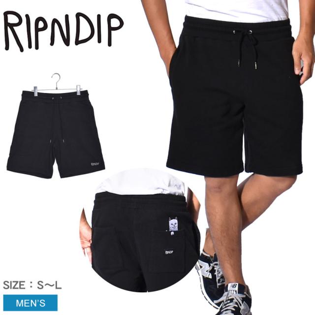 Ripndip ショートパンツ メンズ Peeking Nerm スウェットショーツ ブラック 黒 リップンディップ Rnd4147 ボトムス ズボン ショート おしの通販はau Pay マーケット Z Craft