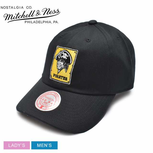 ミッチェル＆ネス ベースボールキャップ レディース メンズ MLB EVERGREEN STRAPBACK COOP PIRATES ブラック 黒 MITCHELL＆NESS HLUX6857-PPIYYPPPBLCK キャップ 帽子 ピッツバーグ・パイレーツ Pittsburgh Pirates MLB ベースボールの通販は 5,016円