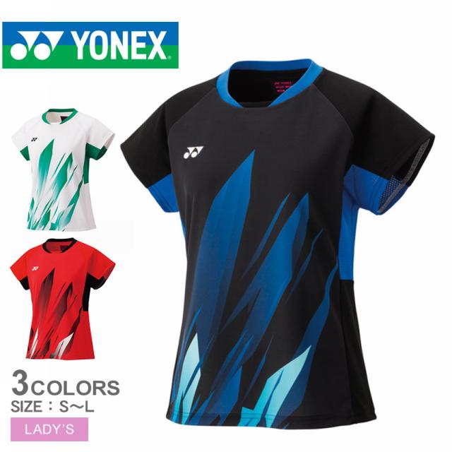 ヨネックス ゲームシャツ レディース ゲームシャツ ブラック 黒 ホワイト 白 YONEX 20885 半袖 トップス スポーツウェア バドミントン テニス ソフトテニス UVカット 吸汗速乾 制電 ストレッチ シンプル スポーティ スポーツ 運動 ZSPOの通販は 7,920円