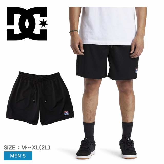 【ネコポス配送】DCシューズ ショートパンツ メンズ THE CHAMPS SHORT ブラック 黒 DCSHOECOUSA DWS241058 ボトムス ズボン ハーフパンツ ショーパン 半ズボン 短パン ショーツ メッシュ シンプル バスケットボール バスケ スポーツ スポーティの通販は