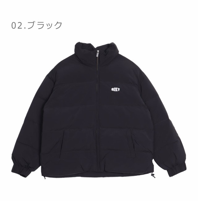 ロキシー ダウンジャケット レディース TIDE JKT ブラック 黒 ベージュ