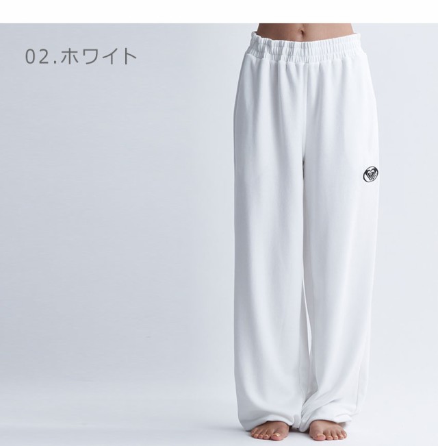 ロキシー スウェットパンツ レディース PLANET RING PANTS ホワイト 白 グレー ブルー 青 ROXY RPT241053 ズボン パンツ ボトムス スウェット スエット 長ズボン ロングパンツ 裏毛 ブランド シンプル おしゃれ ロゴ サーフ 春新作の通販は
