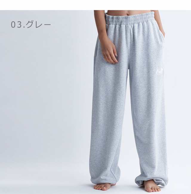 ロキシー スウェットパンツ レディース PLANET RING PANTS ホワイト 白 グレー ブルー 青 ROXY RPT241053 ズボン パンツ ボトムス スウェット スエット 長ズボン ロングパンツ 裏毛 ブランド シンプル おしゃれ ロゴ サーフ 春新作の通販は