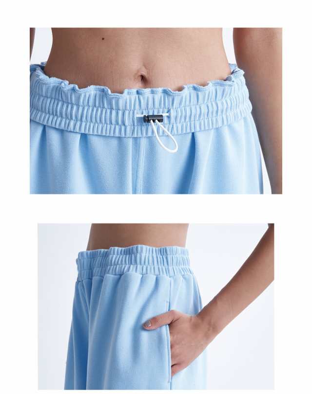 ロキシー スウェットパンツ レディース PLANET RING PANTS ホワイト 白 グレー ブルー 青 ROXY RPT241053 ズボン パンツ ボトムス スウェット スエット 長ズボン ロングパンツ 裏毛 ブランド シンプル おしゃれ ロゴ サーフ 春新作の通販は