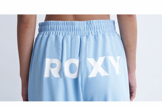 ロキシー スウェットパンツ レディース PLANET RING PANTS ホワイト 白 グレー ブルー 青 ROXY RPT241053 ズボン パンツ ボトムス スウェット スエット 長ズボン ロングパンツ 裏毛 ブランド シンプル おしゃれ ロゴ サーフ 春新作の通販は