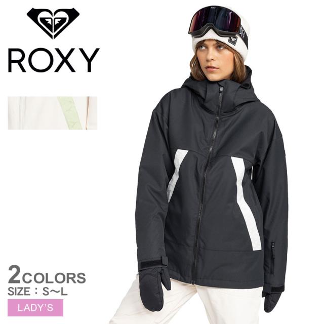 ロキシー スノーウエア レディース 10K ROXY SLOPE NP JK ブラック 黒 ホワイト 白 ROXY ERJTJ03494 アウター ジャケット スノーボード スノボ スノボー ウィンタースポーツ スキーウエア ウェア 防寒 上着 羽織 長袖 かわいい レジャーの通販は 17,250円
