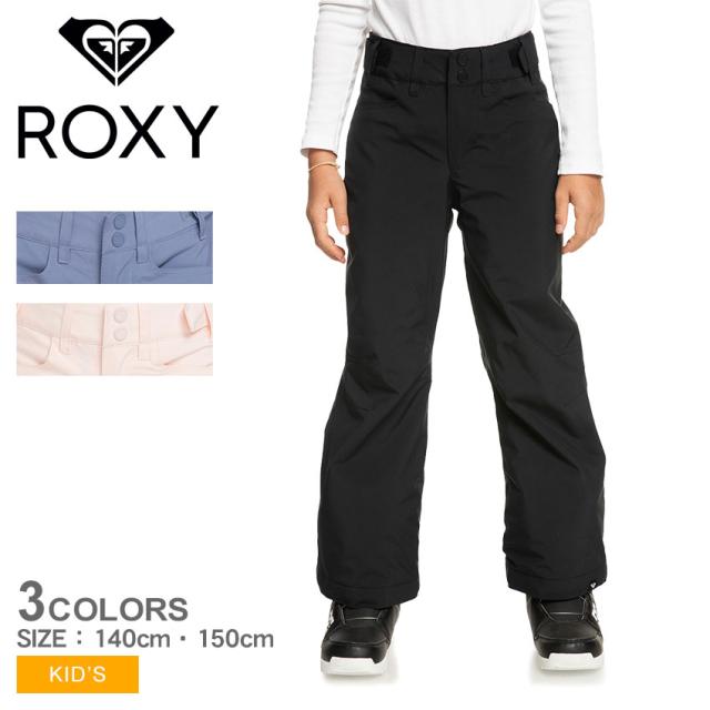 ROXY 子ども用 ブラック スノーボードパンツ ROXY スノーボード キッズパンツM ブラック スノーウエア - メルカリ
