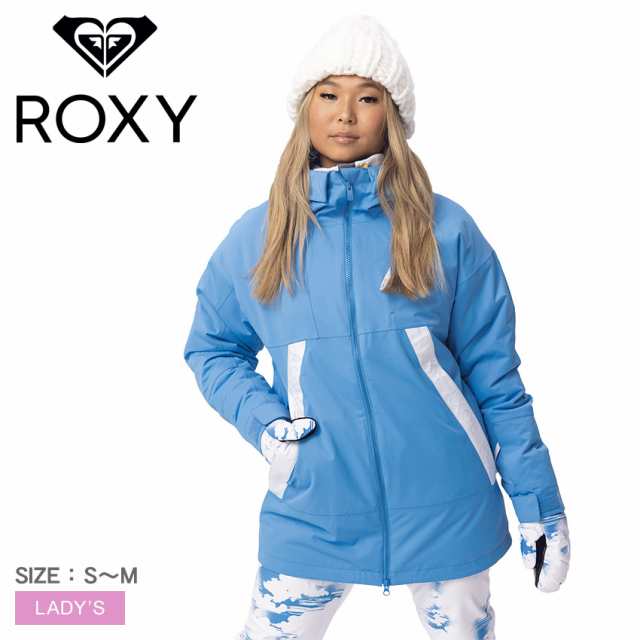 ロキシー ジャケット レディース CHLOE KIM JK 15K REGULAR FIT ブルー ホワイト 青 白 ROXY ERJTJ03414 アウター ウェア ジャケット コ