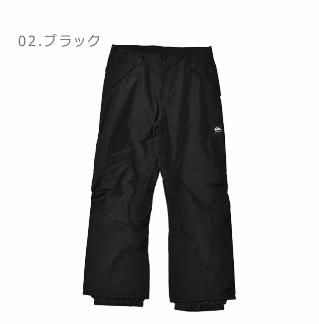 クイックシルバー パンツ メンズ MISSION GORE-TEX PT ブラック 黒