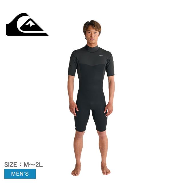 クイックシルバー ウェットスーツ スプリング XLサイズ 黒 ブラック