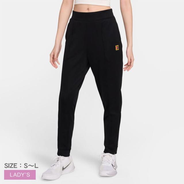 ナイキ スウェットパンツ レディース ナイキコートDri-FIT レディース ニット テニスパンツ サステナブル素材 ブラック 黒 NIKE DA4723 ブランド ロゴ ボトムス ズボン スポーツ シンプル ランニング トレーニング リラックス 春新作の通販は 9,510円