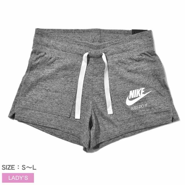 母の日 メール便可 ナイキ ショートパンツ レディース Gym Vintage Short グレー Nike 8734 ウエア パンツ トレーニングパンツ ランの通販はau Pay マーケット Z Craft