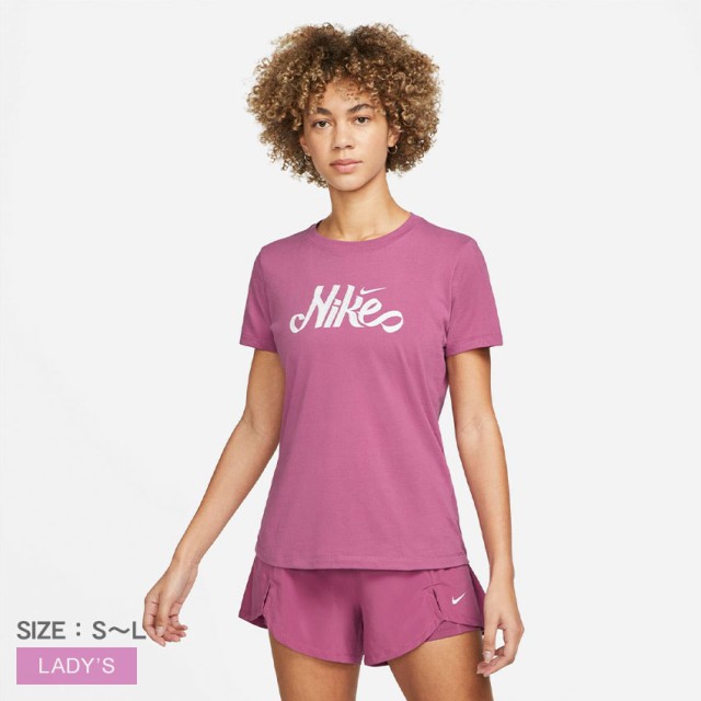 ナイキ 半袖tシャツ レディース ウィメンズ Dri Fit Ct Nike Script Tシャツ ピンク Nike Dn66 507 ウエア トップス ブランド ストリーの通販はau Pay マーケット Z Craft