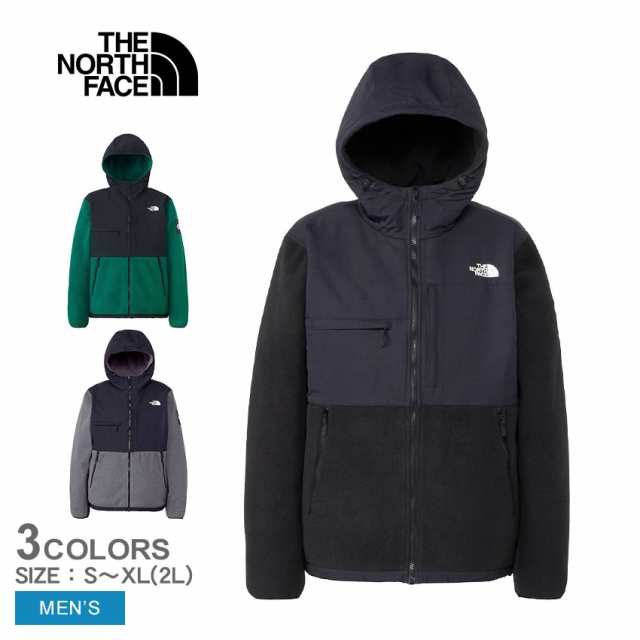 ザ・ノース・フェイス ジャケット メンズ デナリフーディ ブラック 黒 グレー THE NORTH FACE NA72452 ウエア アウトドアジャケット アウ