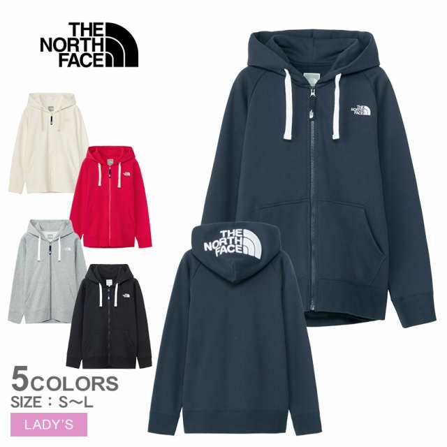 ザ・ノース・フェイス パーカー レディース リアビューフルジップフーディ グレー ブラック 黒 THE NORTH FACE NTW12442 トップス アウタ