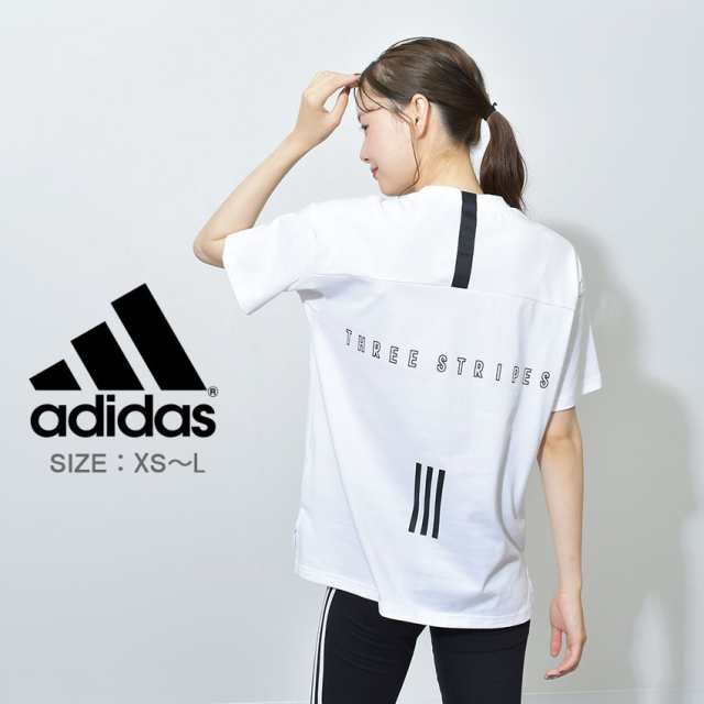 超特価SALE開催！ adidas アディダス スポーツTシャツ ホワイト レディース L