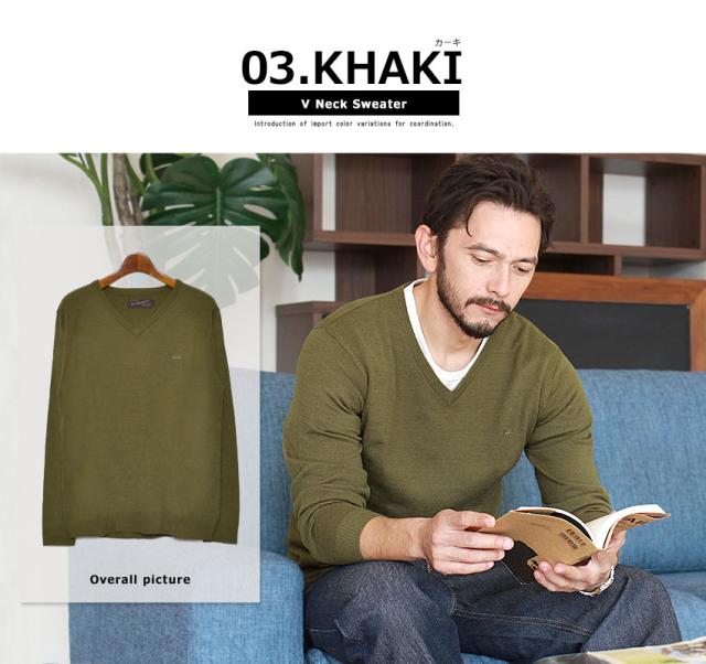 ニット Vネック メンズ セーター 12gヒートコアヤーン シンプル おしゃれ あったかい 暖かい インクルーシブ Incp Mapaの通販はau Pay マーケット Z Craft