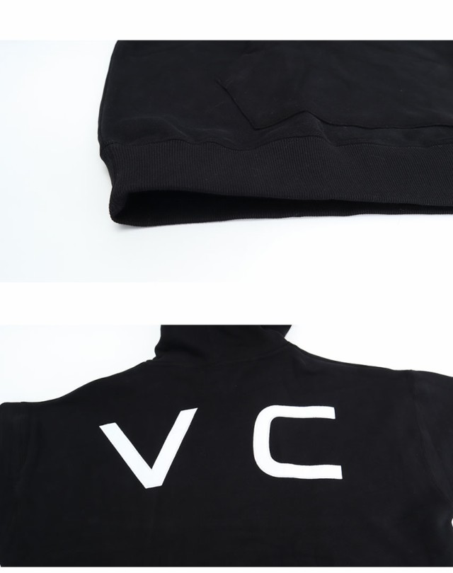 ルーカ パーカー メンズ FAKE RVCA HOODIE ブラック 黒 ホワイト 白