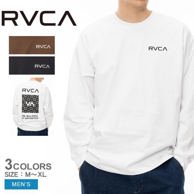 ルーカ 長袖Tシャツ メンズ PATCH BALANCE LT ブラウン 茶 ホワイト 白 ブラック 黒 RVCA BE042060 トップス 長袖 クルーネック スポーティ ストリート シンプル ロンT プリント 刺繍 刺しゅう カジュアル ゆったり オーバーシルエット 5,428円