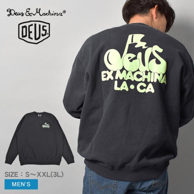 デウス エクス マキナ スウェット メンズ ハーモニー クルー ブラック 黒 DEUS EX MACHINA DMF238979 S M L XL 2L XXL 3L ウエア トップス 長袖 スエット トレーナー クルーネック バックプリント ストリート ブランド ロゴ シンプル 春新作の通販は 12,286円