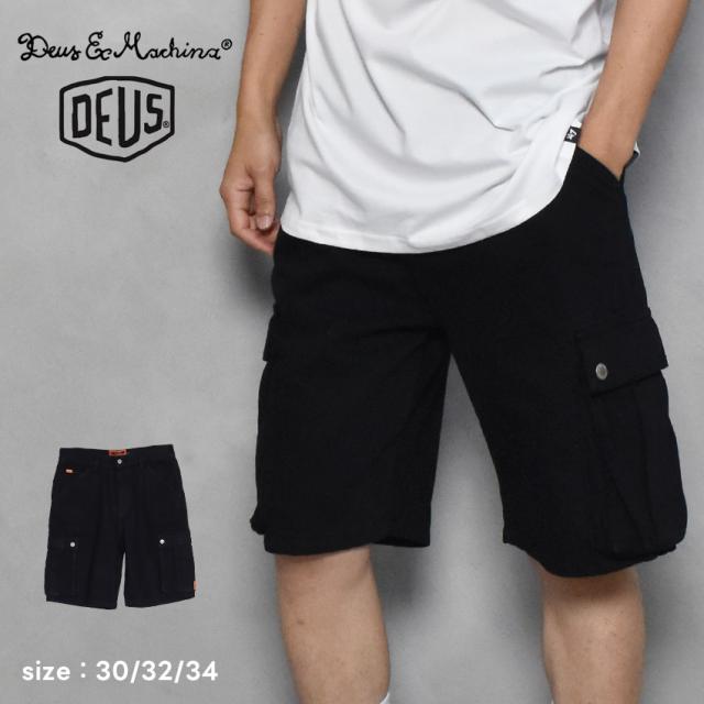 デウスエクスマキナ ショートパンツ メンズ RECORDS CARGO SHORT ブラック 黒 DEUSEXMACHINA DMP243370 スポーツ ジム トレーニング ブランド カジュアル ロゴ プリント おしゃれ 人気の通販は 16,236円