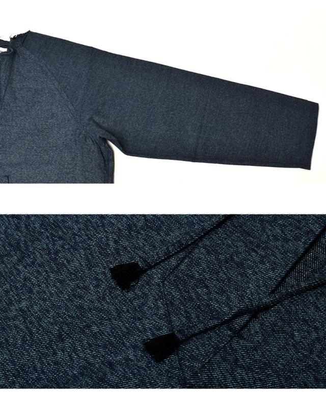 エスアイ トップス メンズ メキシカン サーフ シャツ グリーン 緑 ブルー 青 SI 10422303 長袖 プルオーバー フリンジ アパレル シンプル カジュアル 大人 おしゃれ プレゼント トップス 無地  おすすめ 人気 服 ギフト お洒落 オシャレの通販は