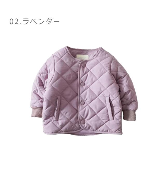 クーモ キルティングジャケット キッズ ジュニア 子供 キルト 
