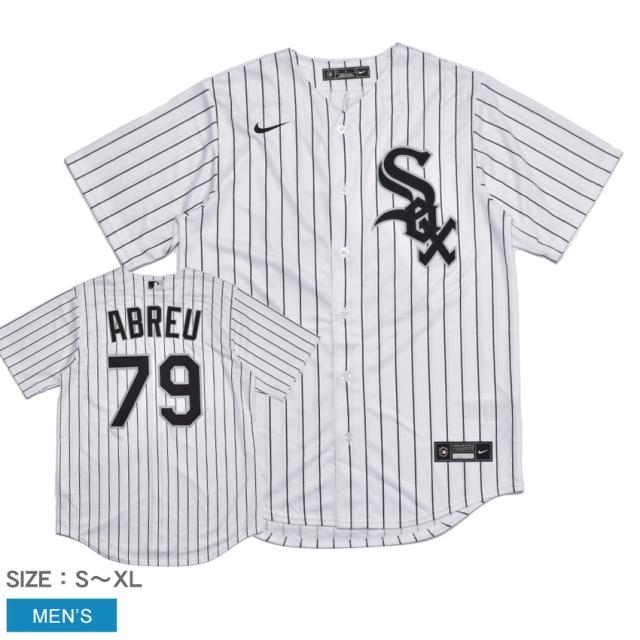 ナイキ ユニフォーム メンズ OFFICIAL REPLICA JERSEY ホワイト NIKE T770-RXWH-RX7-A79 トップス ウェア 半袖 オーセンティック ユニホーム ホセアブレイユ　シカゴホワイトソックス MLB メジャーリーグ ブランド 夏新作