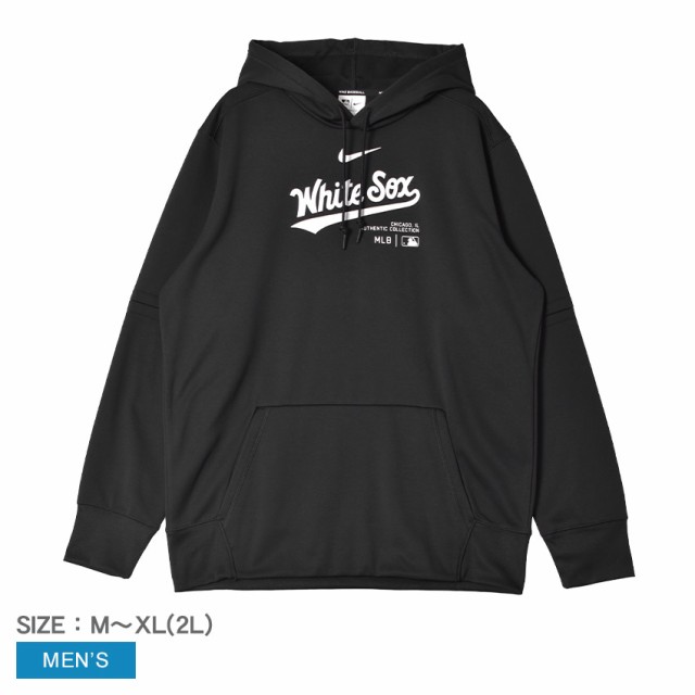 ナイキ パーカー メンズ AC TF HOODIE PO ブラック 黒 NIKE NAC3-912Z-RX-J37 シカゴ・ホワイトソックス CHICAGO WHITE SOX THERMA−FIT