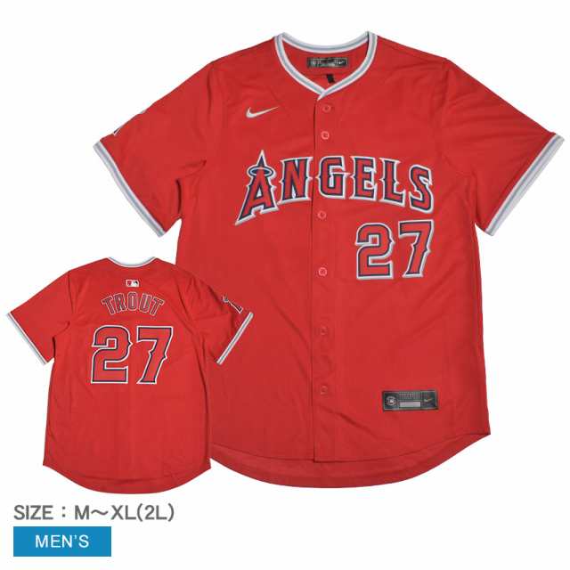 ナイキ ユニフォームシャツ メンズ Limited Mens Jersey ANA4 Angels Alt レッド 赤 NIKE T7LM-ANA4-AN9-JXJ マイク・トラウト Mike Trou