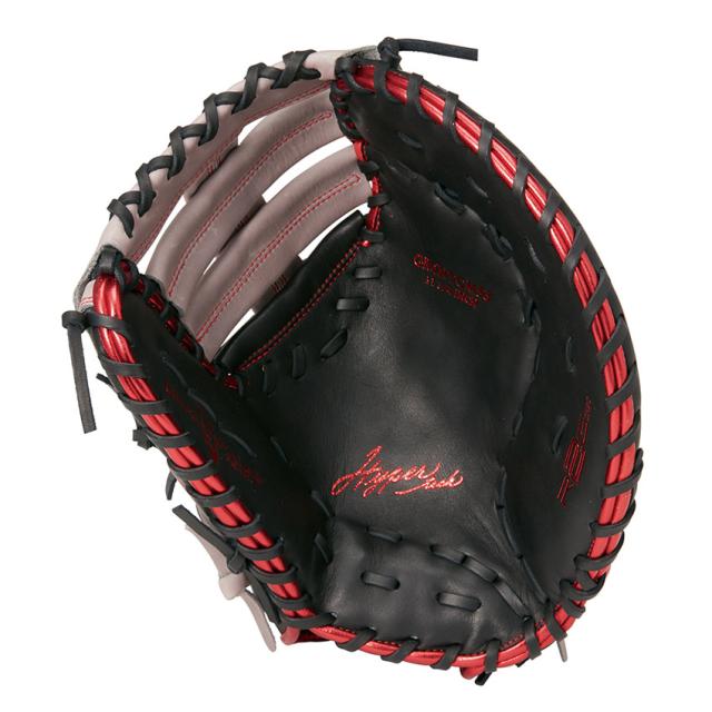 Rawlingsローリングス軟式野球グローブ外野手用　黒/赤 軟式 HOH® METALLIC [外野手用] サイズ12.5 | グラブ | PRODUCTS