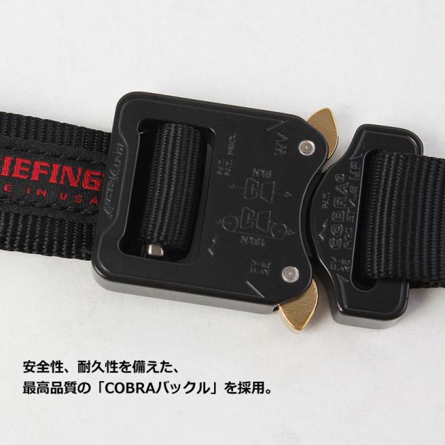 【美品】BRIEFING COBRA BUCKLE BELT RE ブラック BRIEFING 【ブリーフィング/BRIEFING】COBRA（R） buckle belt