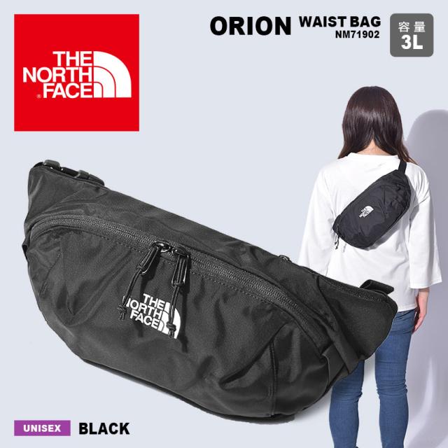ノースフェイス ボディバッグ ウエストバッグ メンズ レディース ウエストポーチ オリオン 鞄 黒 The North Face Nmの通販はau Pay マーケット Z Craft