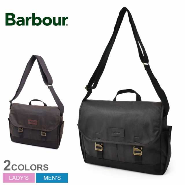 バブアー ショルダーバッグ レディース メンズ エッセンシャル ワックス メッセンジャーバッグ カーキ ブラック 黒 BARBOUR UBA0573 バッの通販は