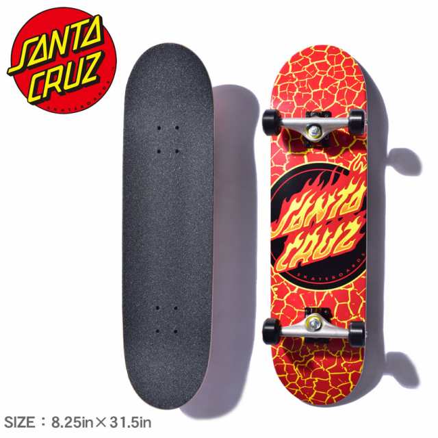 SANTA CRUZ FLAME DOT LARGE SK8 COMPLETES COMPLETES 11116258 ◇50%OFF◇