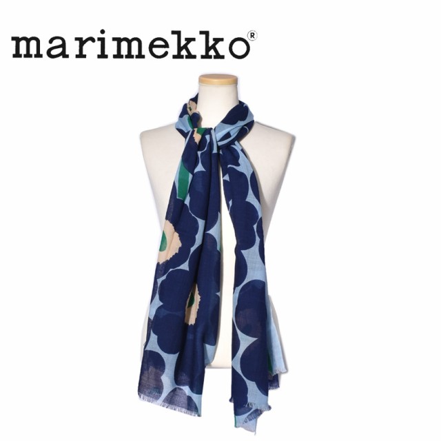 メール便可 マリメッコ スカーフ レディース フィオレピオニウニッコスカーフ ブルー ネイビー Marimekko 474 ストール 花柄 北欧 の通販はau Pay マーケット Z Craft