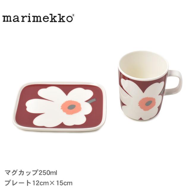 marimekko マリメッコ ピンク花柄 食器セット marimekko マリメッコ ピンク花柄 食器セット ウニッコ プレート