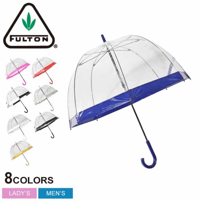 フルトン 傘 バードケージ メンズ レディース FULTON BIRDCAGE L041 5020815 雨具 ビニ傘 ビニール 透明  おしゃれ カラフル カジュ｜au PAY マーケット