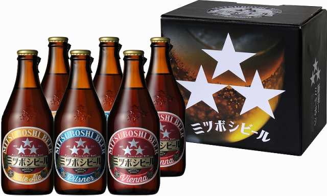 全国配送贈り物ギフト特集 ミツボシビール飲み比べ６本セット 330ml 6本 9011 の通販はau Pay マーケット 贈り物本舗じざけや