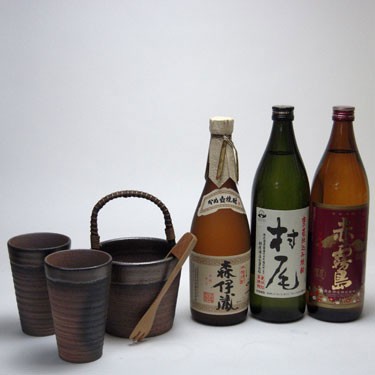 限定数特別価格 豪華酒器セット陶芸作家 安藤嘉規作（特選本格芋焼酎3