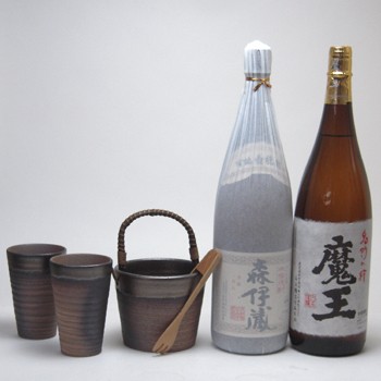 今だけ送料無料 豪華酒器セット陶芸作家 安藤嘉規作（本格芋焼酎2本