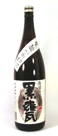 【 6本セット】 神酒造　黒麹かめ仕込 薩摩本格芋焼酎 黒甕（くろかめ） 1800ml