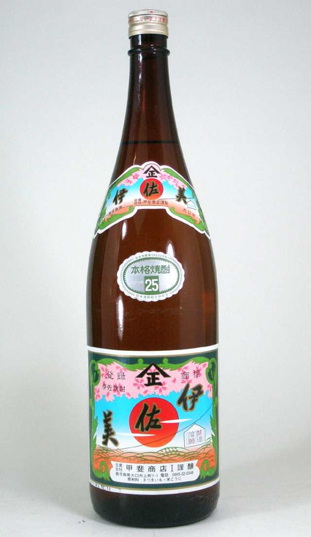 【 6本セット】甲斐商店謹製　芋焼酎 伊佐美　２５度 1800ｍｌ