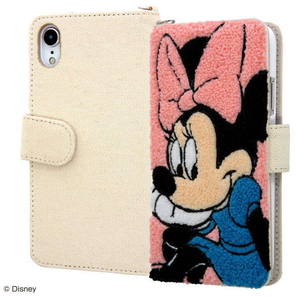 Iphonexr ケース 手帳型 ディズニー サガラ刺繍 帆布 ミニーの通販はau Pay マーケット セレクトショップiine