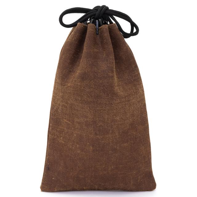 信玄袋 茶色 ブラウン 本酒袋 オールシーズン 日本製 巾着 きんちゃくバッグ タバコ入れ メンズ 男物 浴衣向け 着物向け の通販はau Pay マーケット Soubien